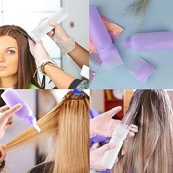 Hair Dyeing Comb Applicator Bottle