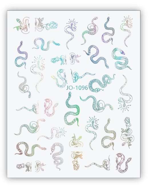 Nail Sticker - 1096 - Snakes