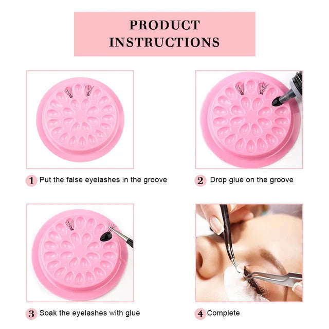Eyelash Plastic Glue Holder