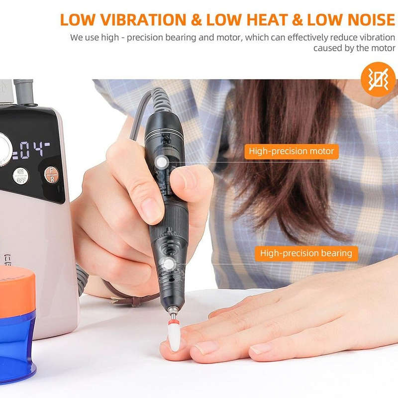 35000RPM Electric Nail File/Drill Machine - Rechargeable / Cordless / Portable - BX-03