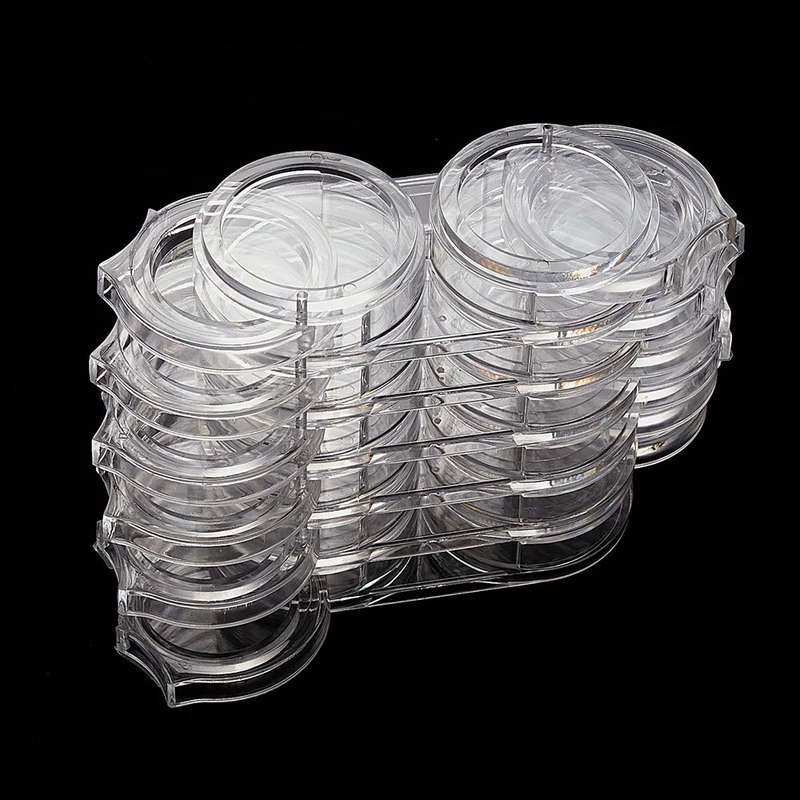 Empty Clear Rotate Container - 6 x 2 pcs