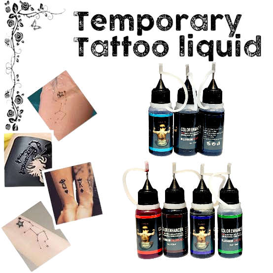 Temporary Tattoo Pigment Liquid - 10ml
