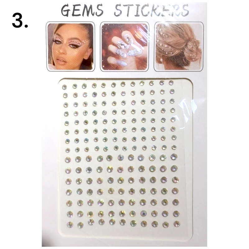 Body Gem Art Sticker - Face / Body