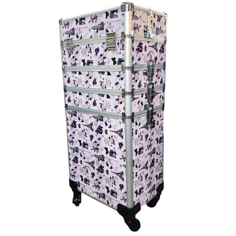 Storage Case - Professional Beauty Case / Make-up Case Trolly - 4 Layer