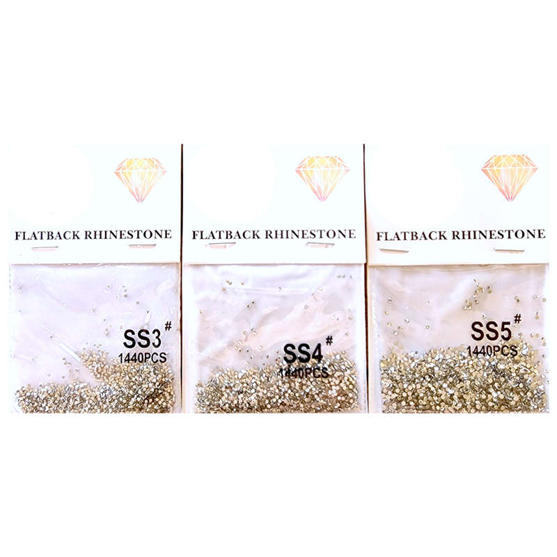 Rhinestones - Flatback - Silver