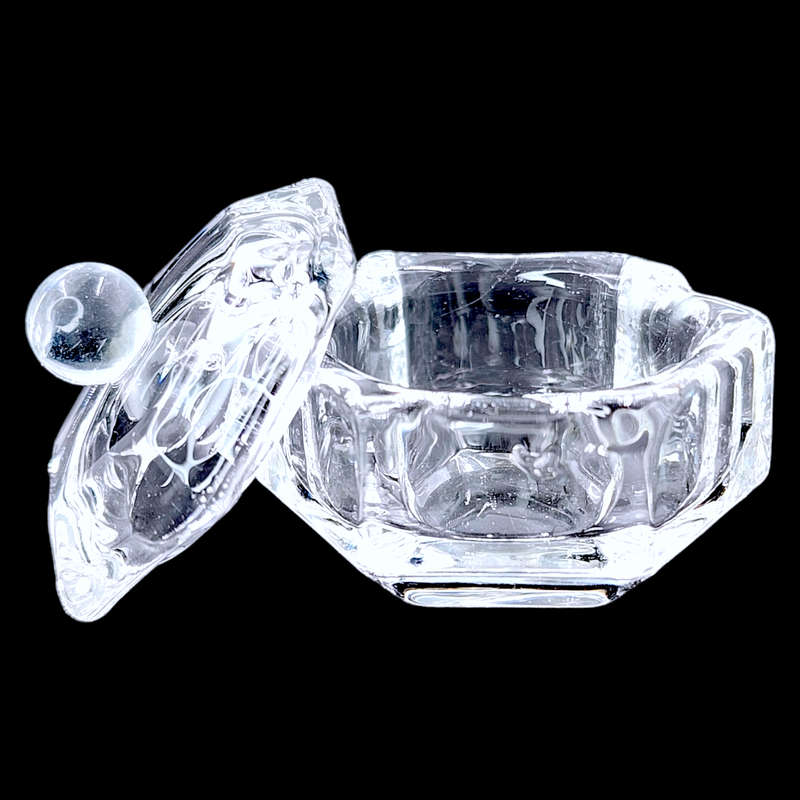 Acrylic Glass Cup with Lid / Dappen Dish - #01