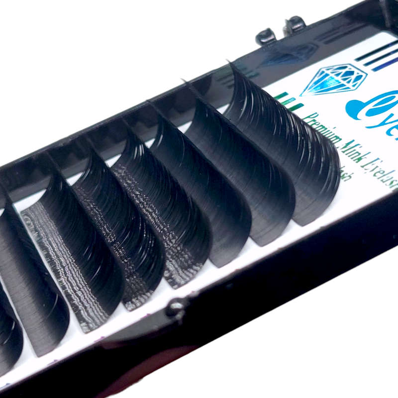 Eyelash Extension - Mink - Single - 0.10D Mix SGS MSDS