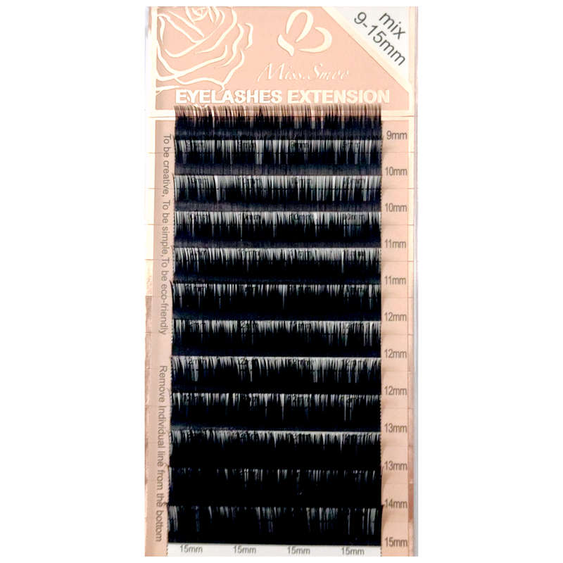 Eyelash Extension - MIX 0.15C - 9-15mm