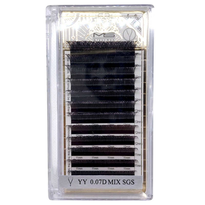 Eyelash Extension - YY - 0.07D - Mix SGS