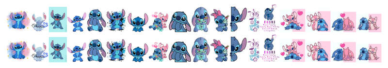 Water Decals - Lilo & Stitch