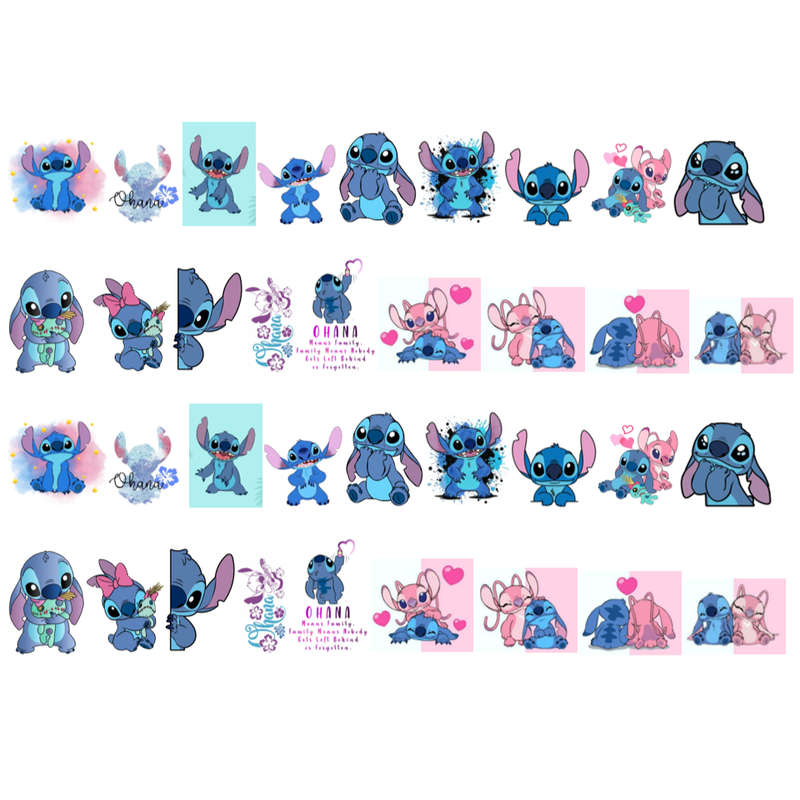Water Decals - Lilo & Stitch