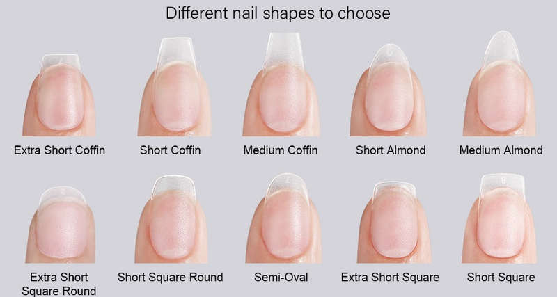 Stiletto - Medium - Full Cover - Soft Gel - Clear Matt - Nail Tips - 300pcs - M088