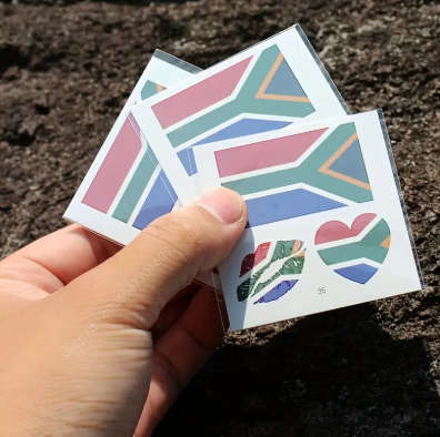 South Africa Flag - Temporary Tattoo