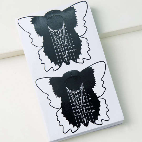 Nail Forms Tip Sculpting Guide Stickers - QZ36 - 500pcs Roll