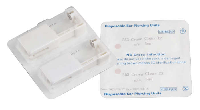 Disposable Self Ear Piercing Gun - 1 pair