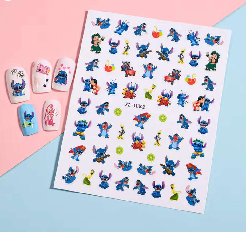 Nail Sticker - Lilo & Stitch