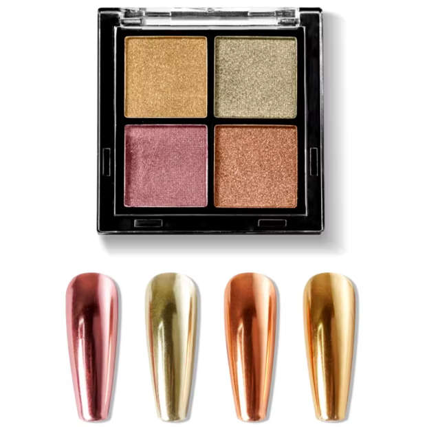 Solid Magic Mirror Chrome Powder - 4 Colours - Set #02