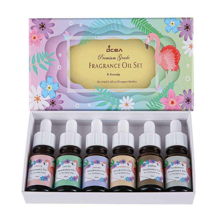 Fragrance Oil Set - 6 Sents - 10ml
