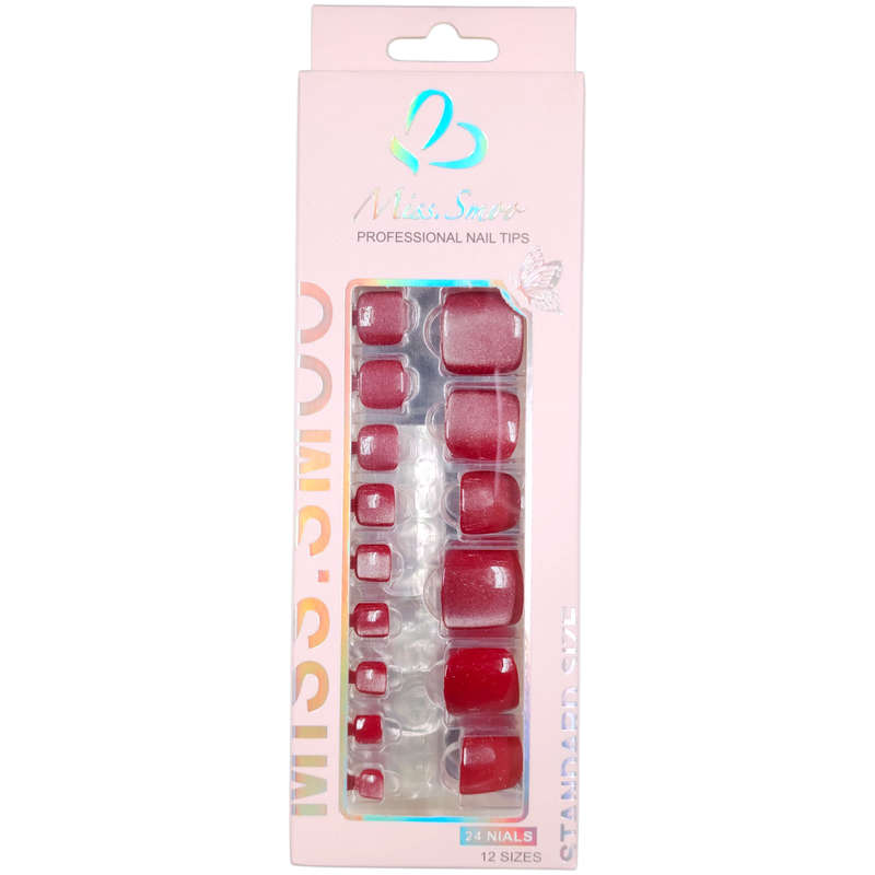 Press On Tips - Toe Tips - 24pcs