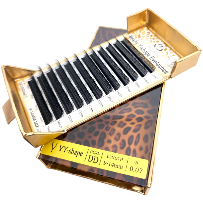 Eyelash Extension - YY - 0.07DD - Mix 9 to 14mm
