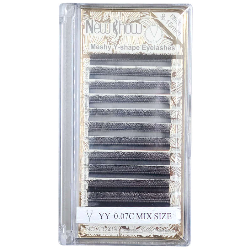 Eyelash Extension - YY - 0.07C - 9-15mm
