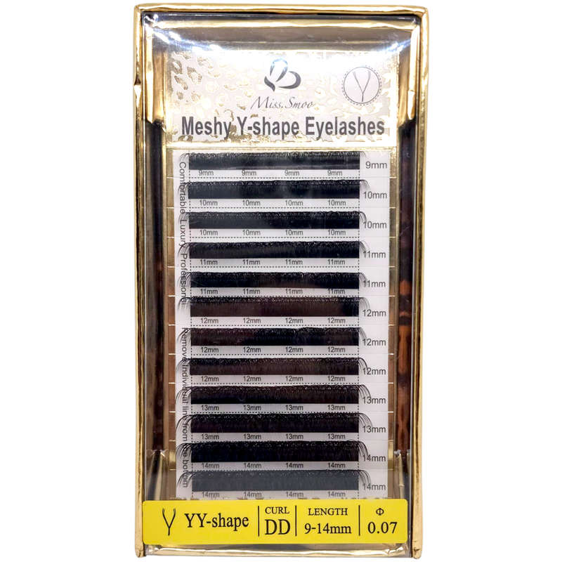 Eyelash Extension - YY - 0.07DD - Mix 9 to 14mm