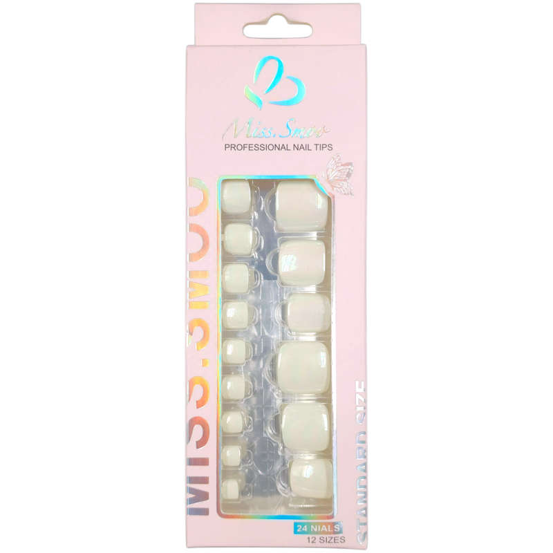 Press On Tips - Toe Tips - 24pcs