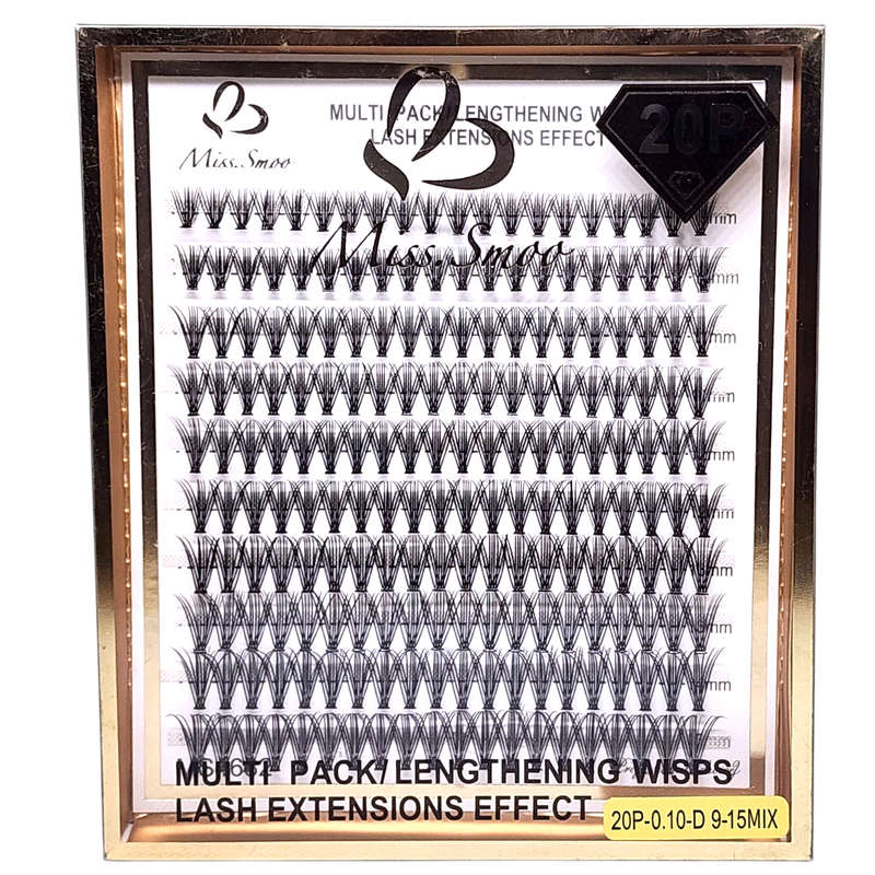Eyelash Extension - 20P-0.10-D - 9 to 15mm Mix