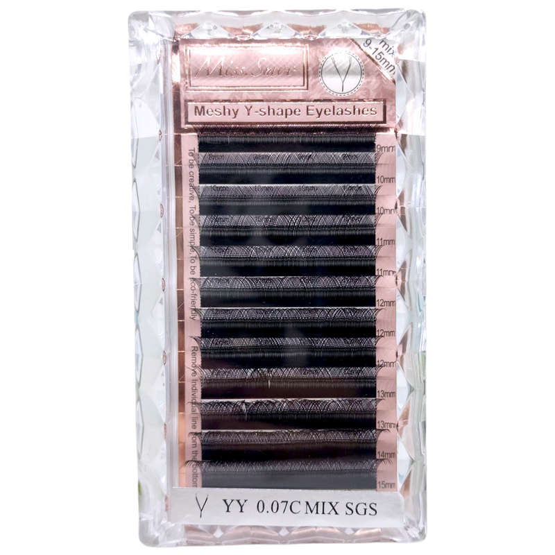 Eyelash Extension - YY - 0.07C - Mix 9 to 15mm