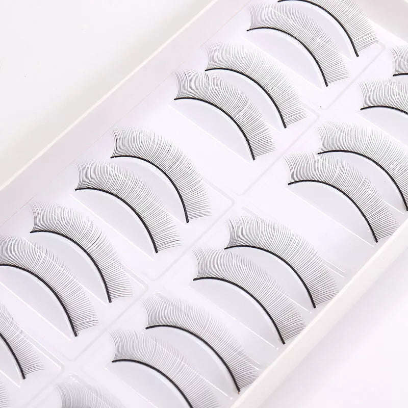 Eyelash Extension Practice/Training Stick-On Lashes - 10 pairs