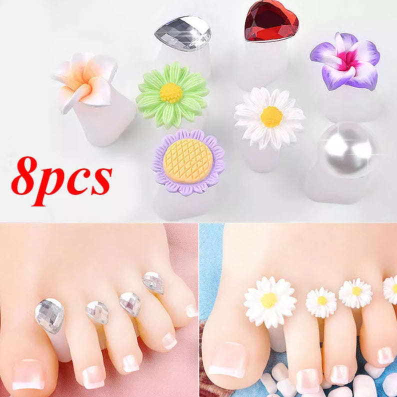 Silicone Toe/Finger Separator - Set (8pcs)