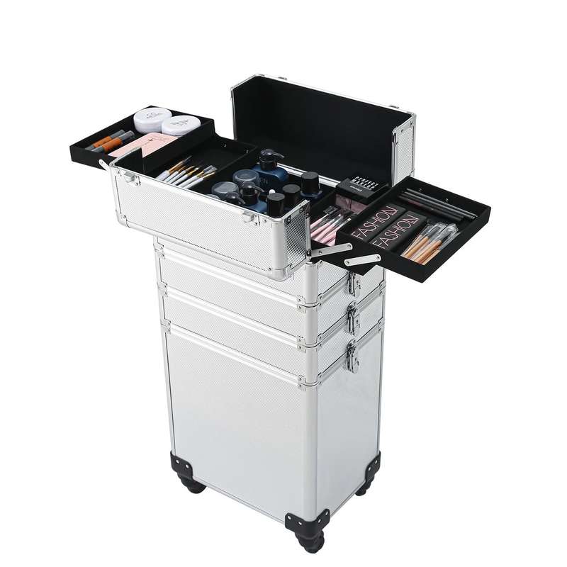 Storage Case - Professional Beauty Case / Make-up Case Trolly - 4 Layer