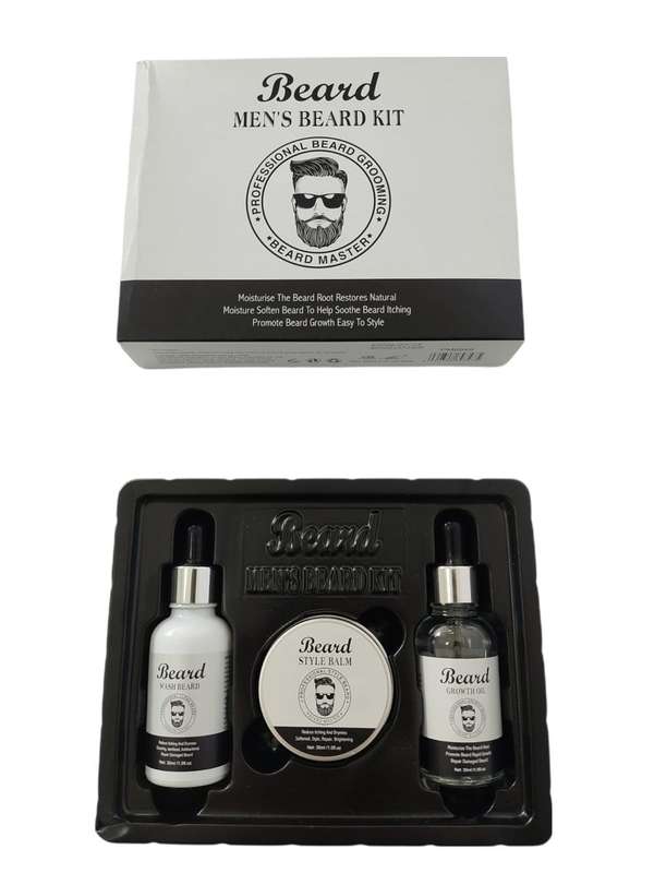 Men's Beard Kit - 3pcs
