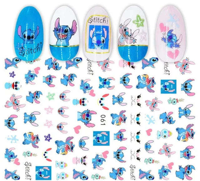 Nail Sticker - 061 - Lilo & Stitch