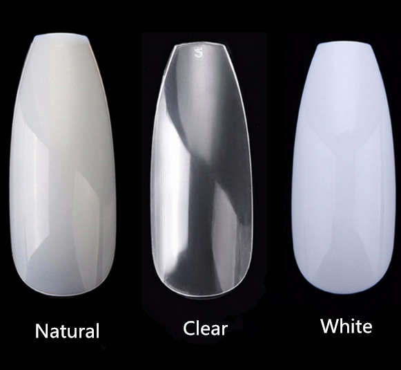 Coffin - Full Cover Nail Tips - 100pcs - Box (Buy 1, Get 1 Free)