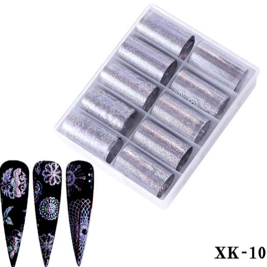 Foil Paper Box Decorative - 4cm x 100cm - 10pcs - XK-10