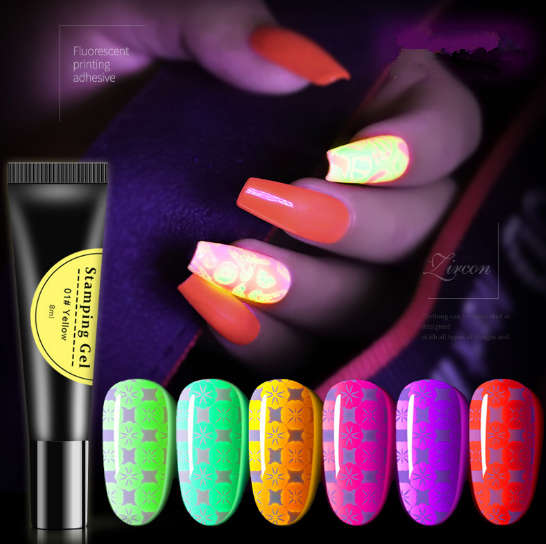 Stamping Gel - Glow in the dark