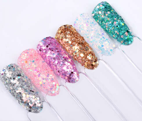 Sequins - Glitter - 6pcs