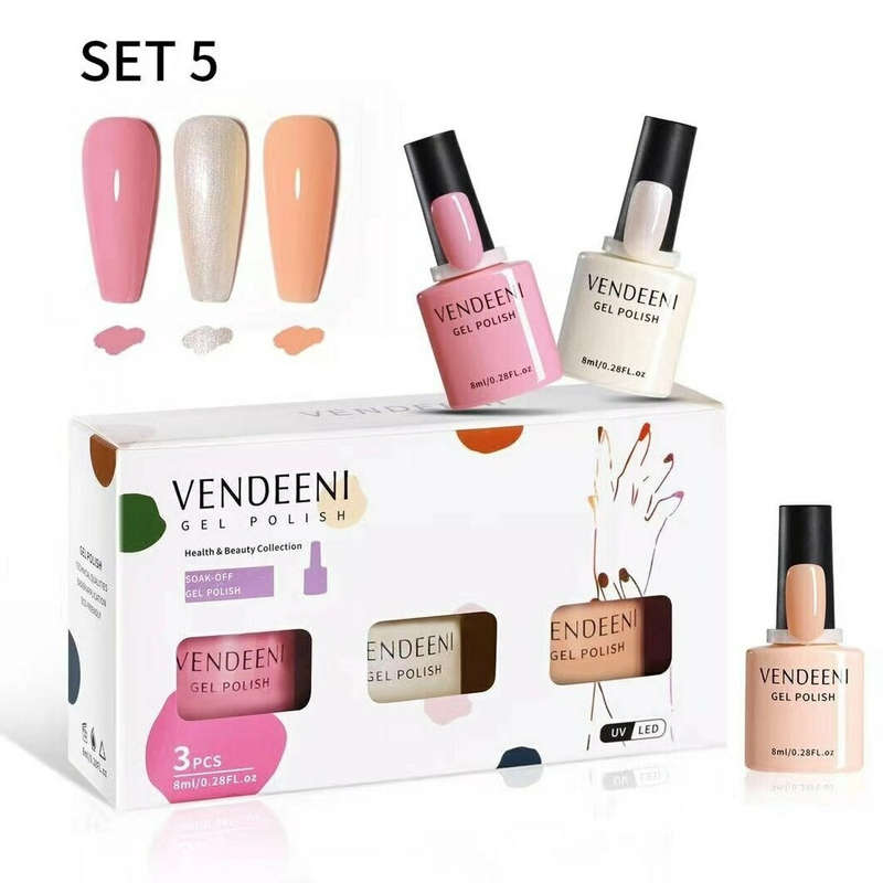 Vendeeni - UV Gel Polish - 3pcs Set - Set 5