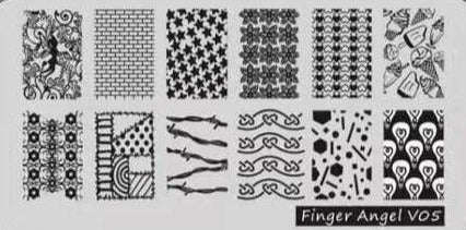 Stamping Plate - Finger Angel V