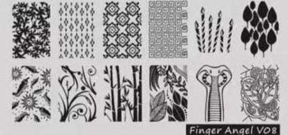 Stamping Plate - Finger Angel V