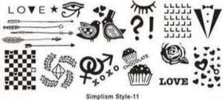 Stamping Plate - Simplism Style
