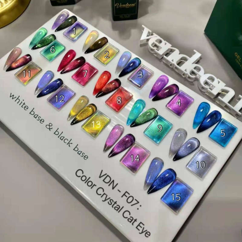 Vendeeni - UV Gel Polish - Crystal Cat Eye - F7