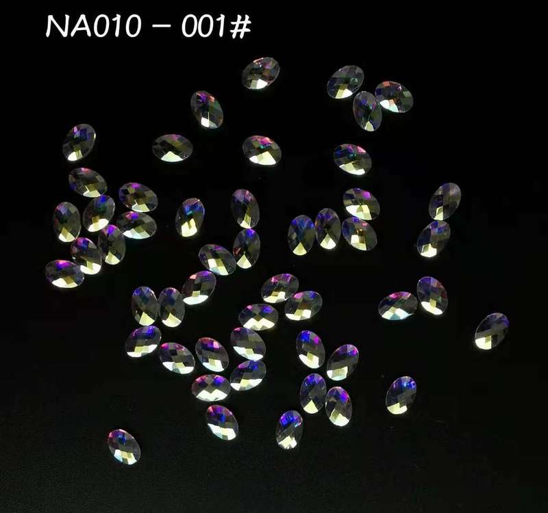 Shaped Nail Rhinestones - 10pcs