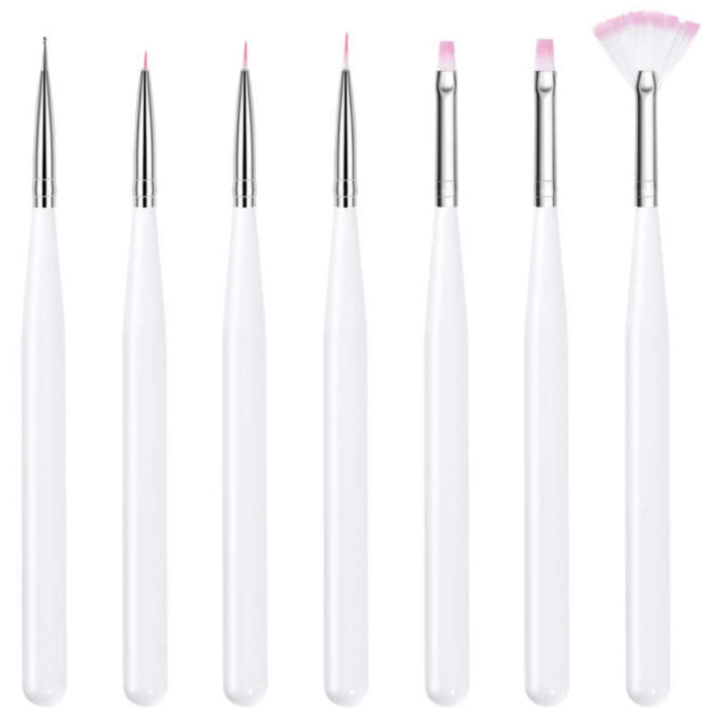 Nail Art Brush Set - 7pcs