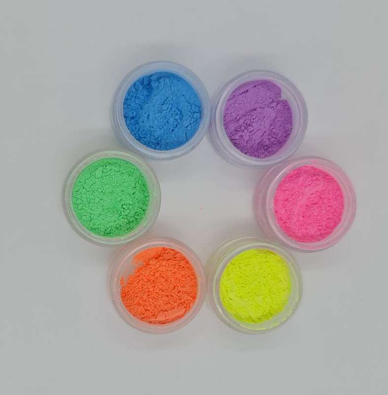 Fluorescent Neon Powder 6pcs
