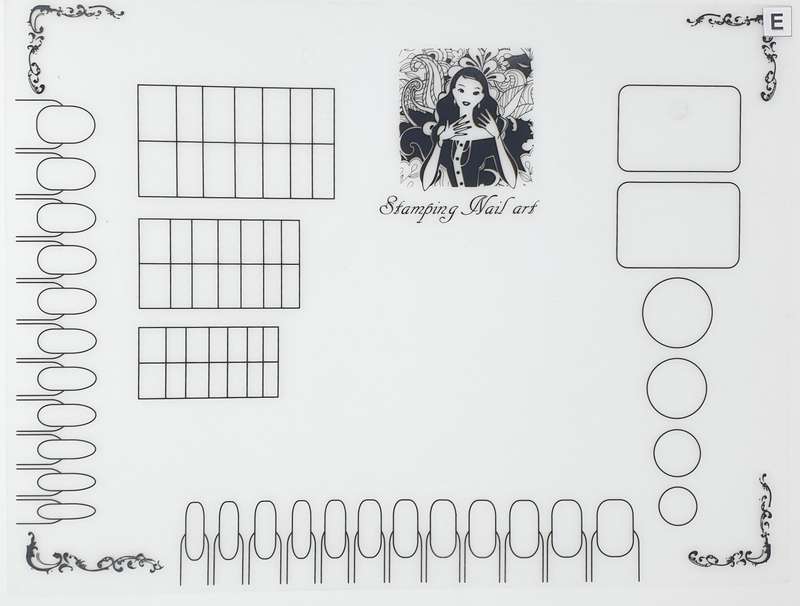 Silicone Practice Nail Art Mat