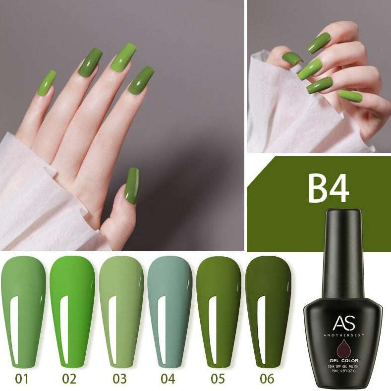AS - UV Gel Polish - B04 (Green) Series
