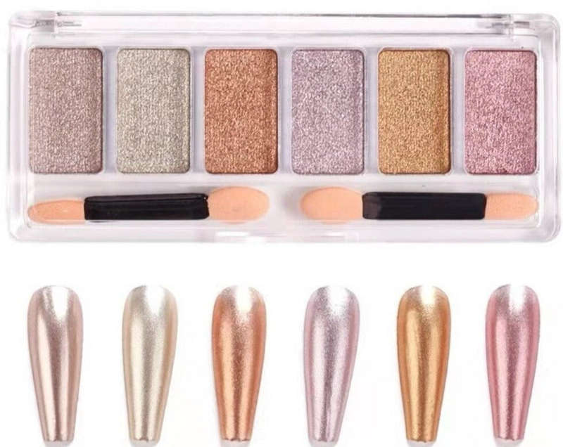 Chrome Powder - Mirror Pallet - 6 Colours