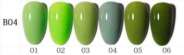 AS - UV Gel Polish - B04 (Green) Series